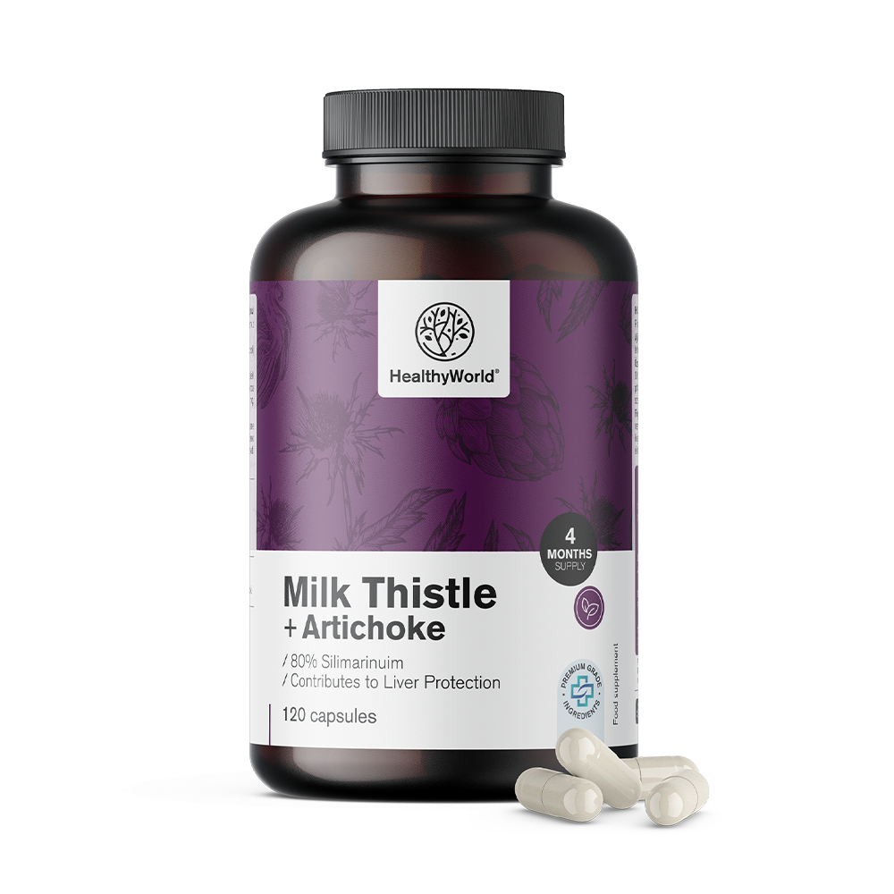 Milk Thistle + Artichoke, 120 capsules