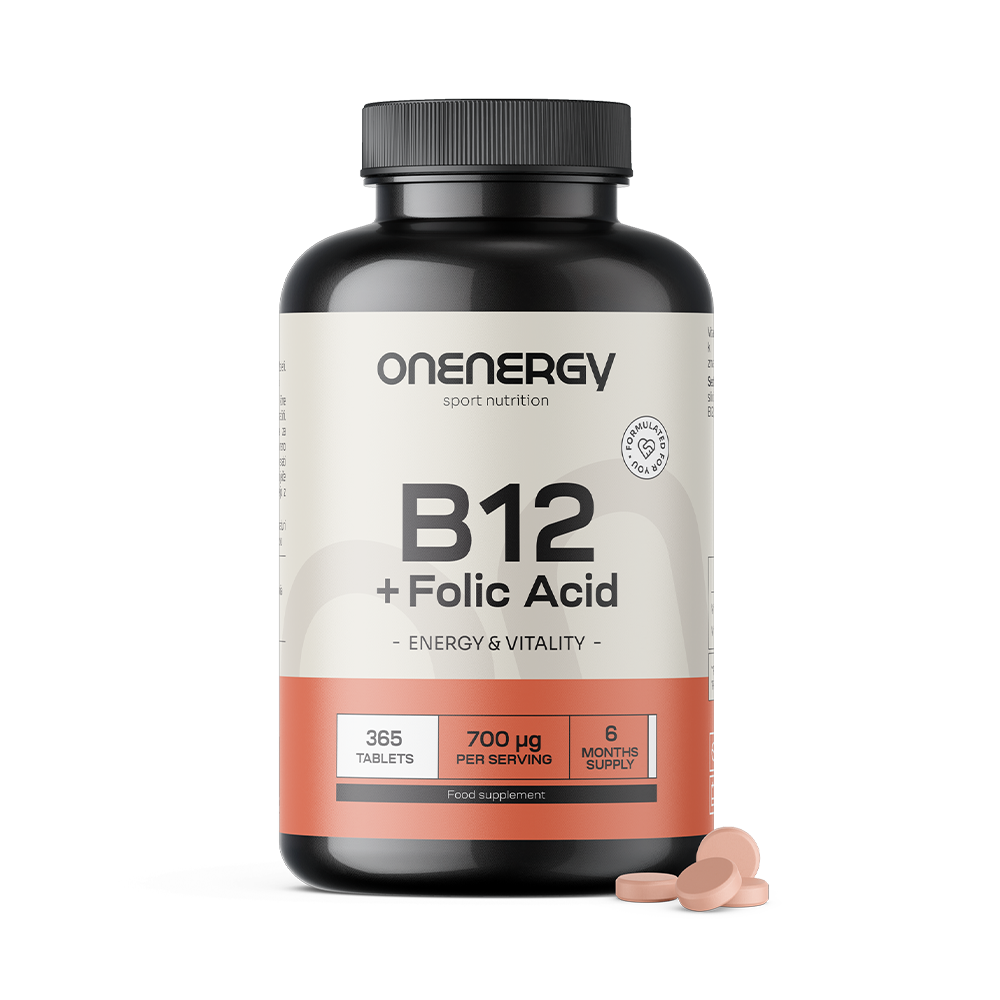 Vitamin B12 + Folic Acid, 365 tablets