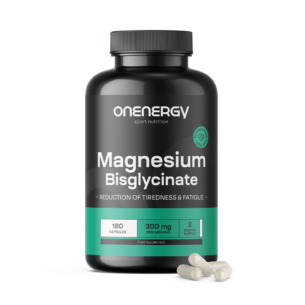 Magnesium Bisglycinate 300 mg, 180 capsules
