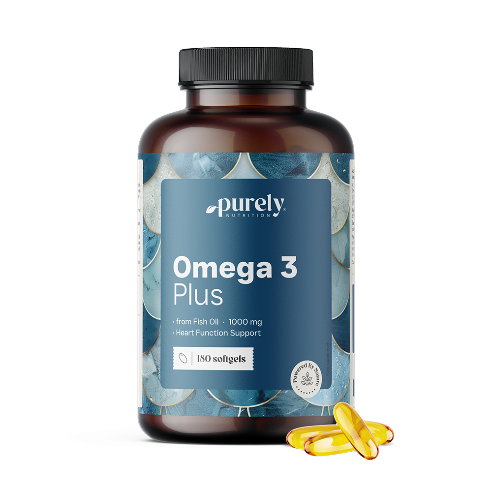 Omega-3 Plus 1000 mg, 180 softgels