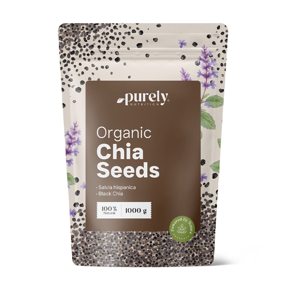 Organic Chia Seeds, 1000 g 