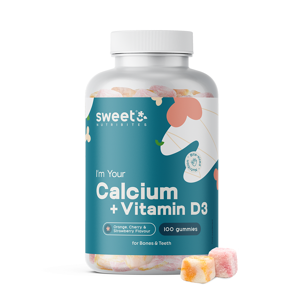 Calcium + Vitamin D3, 100 gummies